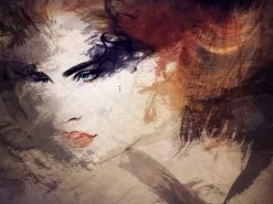 Wallpaper Mural Shop -Wallpaper Mural Shop Abstract Woman Wallpaper About Murals