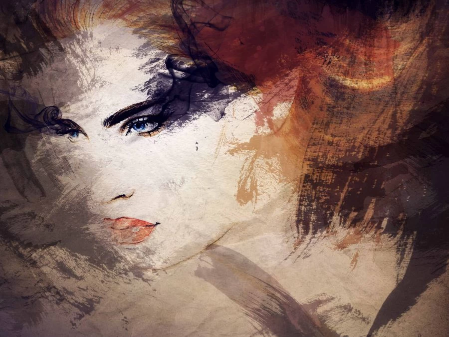 Abstract Woman Wallpaper 2 Abstract Woman Wallpaper - Image 2