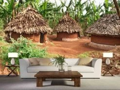 African Village Wallpaper
