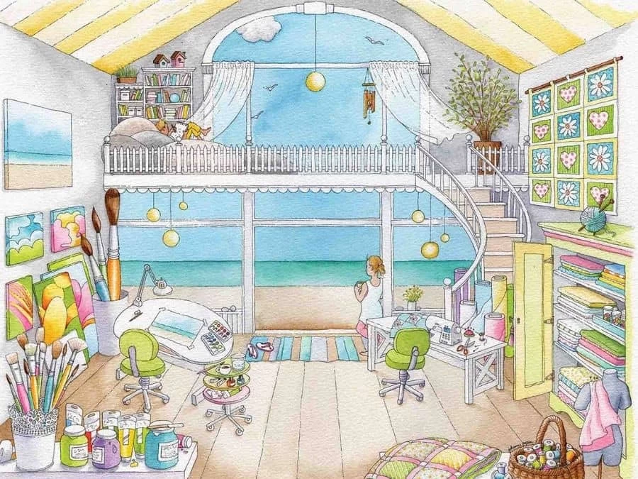 Art Room Mural 2 Art Room Mural - Image 2