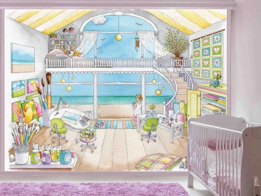 Art Room Mural 1 Art Room Mural