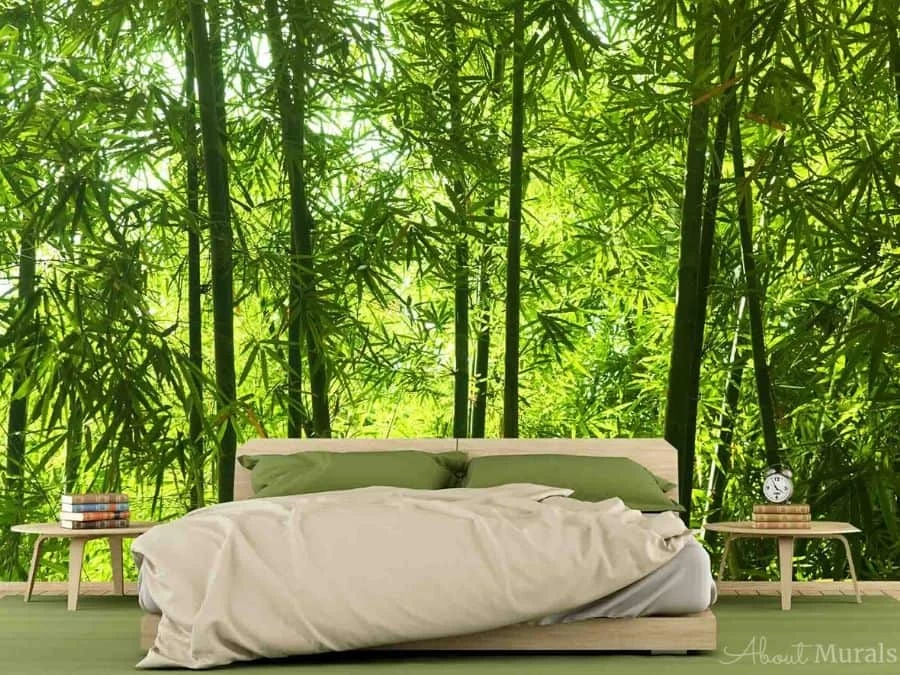 Asian Bamboo Forest Wall Mural 1 Asian Bamboo Forest Wall Mural