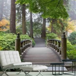 Autumn Bridge Wallpaper