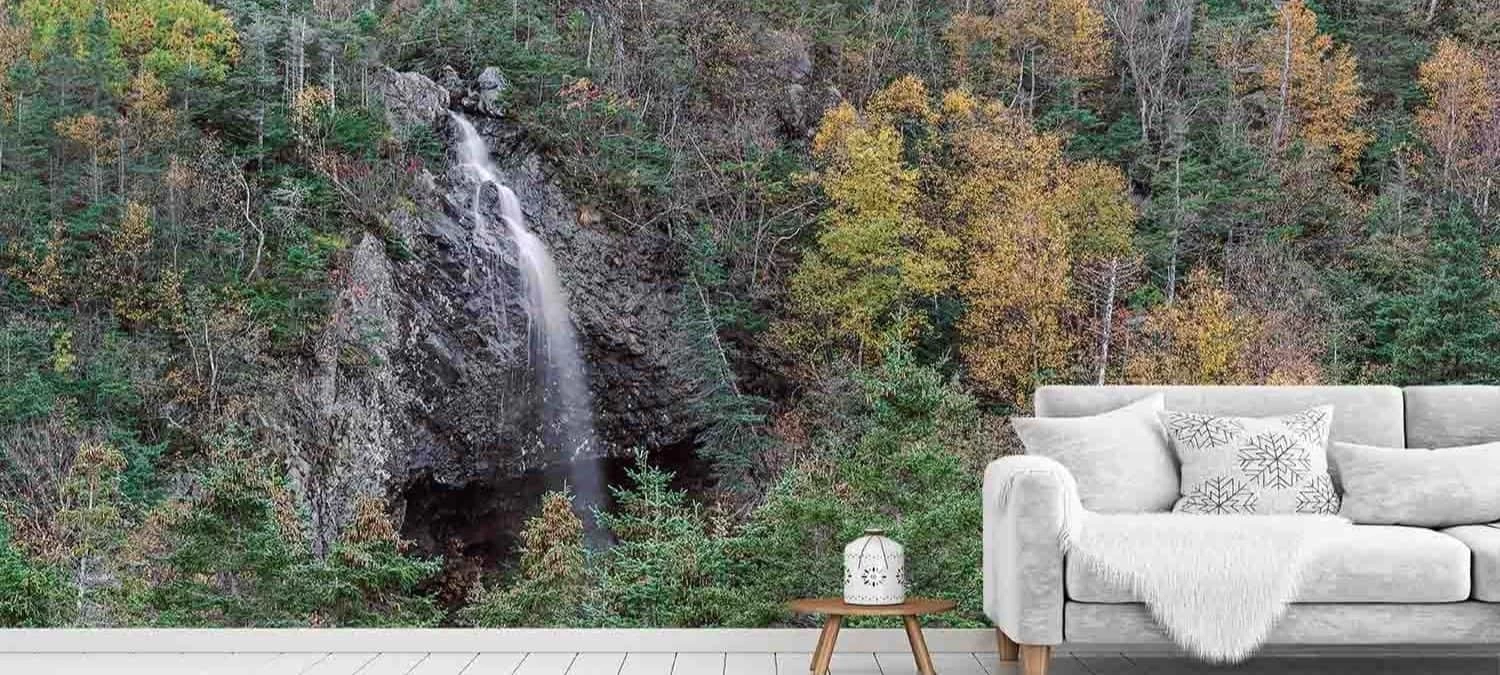 Autumn Waterfall Wallpaper 1 Autumn Waterfall Wallpaper