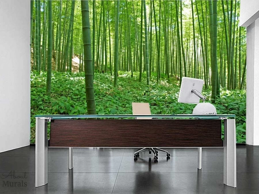 Bamboo Forest Wall Mural 1 Bamboo Forest Wall Mural
