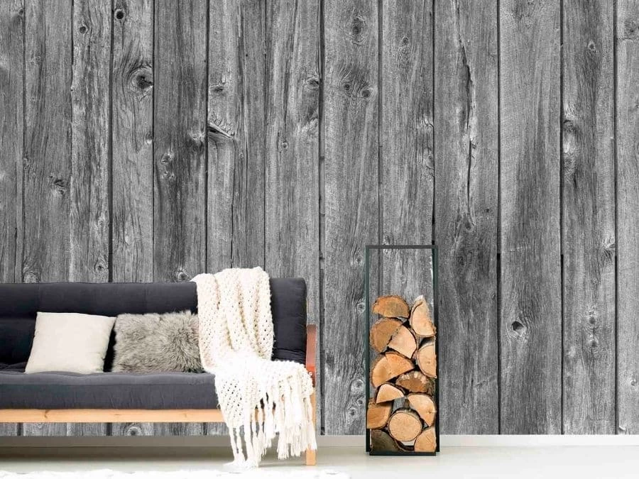 Barn Wood Wall Mural Black And White 1 Barn Wood Wall Mural Black And White