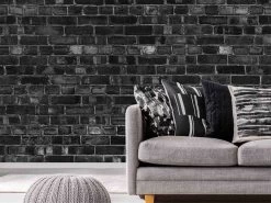 Black Brick Wallpaper