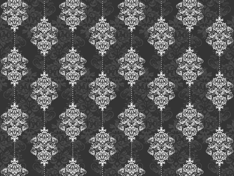 Black Damask Wallpaper 2 Black Damask Wallpaper - Image 2