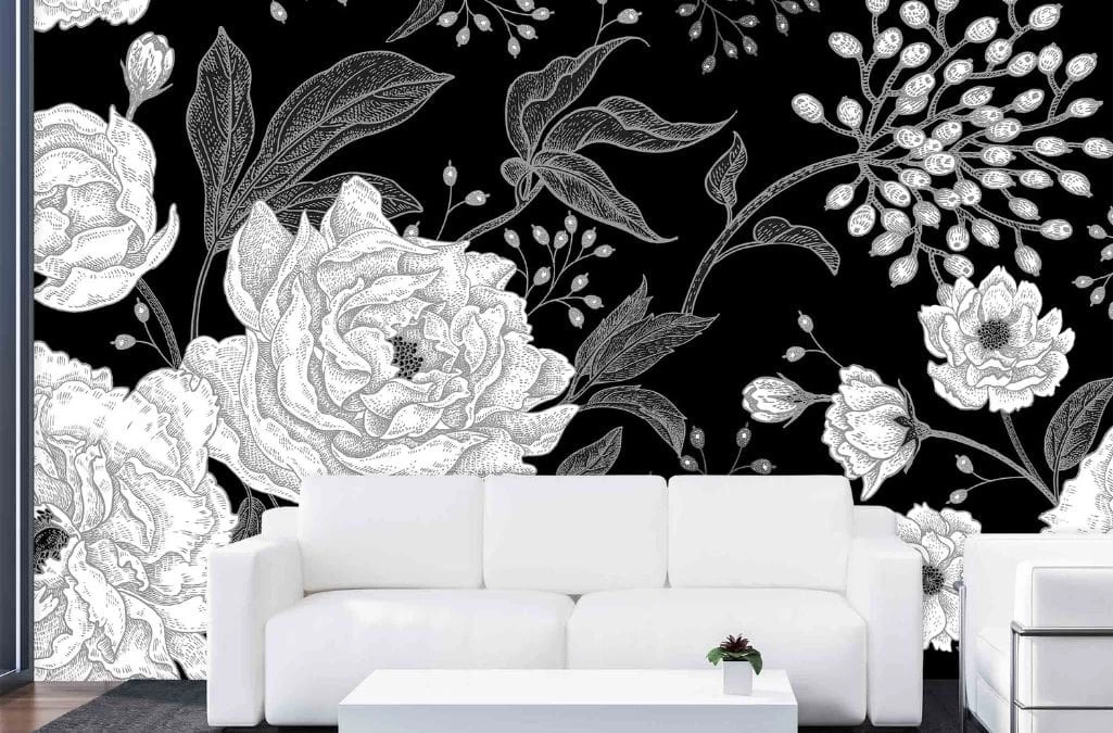 Black Peony Wallpaper 1 Black Peony Wallpaper