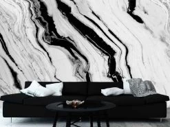 Black And Grey Marble Wallpaper