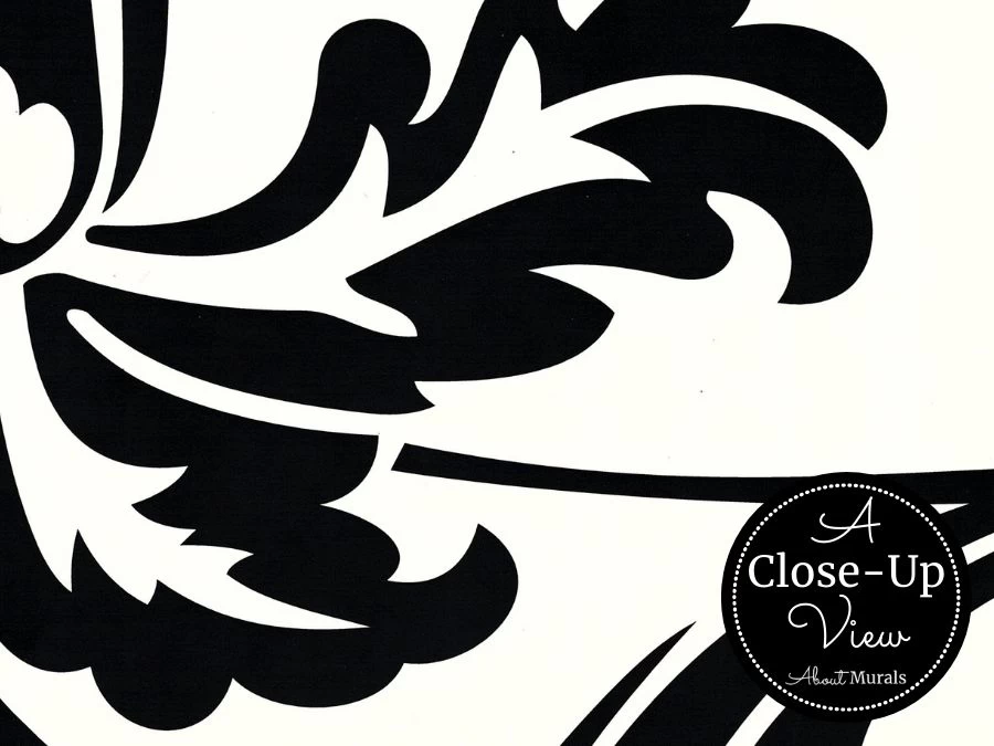 Black And White Damask Wallpaper 3 Black And White Damask Wallpaper - Image 3