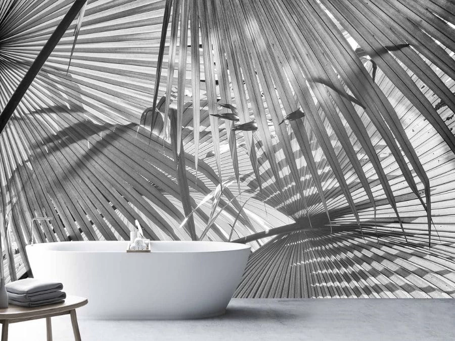 Black And White Palm Wallpaper 1 Black And White Palm Wallpaper