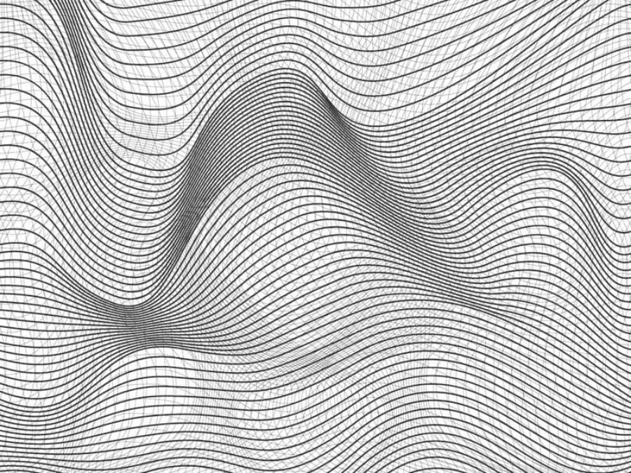 Black And White Wave Wallpaper 2 Black And White Wave Wallpaper - Image 2