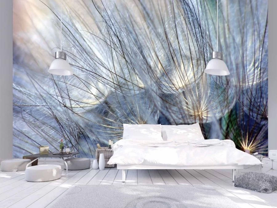 Purple Blue Dandelion Wallpaper 1 Purple Blue Dandelion Wallpaper