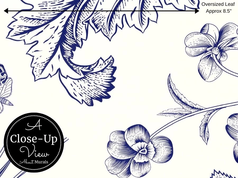 Blue Toile Wallpaper 4 Blue Toile Wallpaper - Image 4