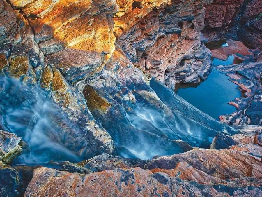 Blue Waterfall Wallpaper 2 Blue Waterfall Wallpaper - Image 2