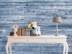 Blue Wood Wallpaper