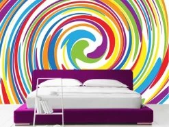 Colorful Swirl Wallpaper