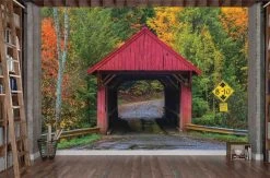 Covered Bridge Wallpaper