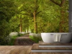 Cow Parsley Curve Wall Mural