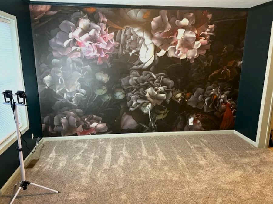 Dark Floral Wallpaper 2 Dark Floral Wallpaper - Image 2