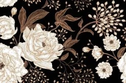 Dark Peony Wallpaper 7 Dark Peony Wallpaper -Wallpaper Mural Shop Dark Peony Wallpaper About Murals