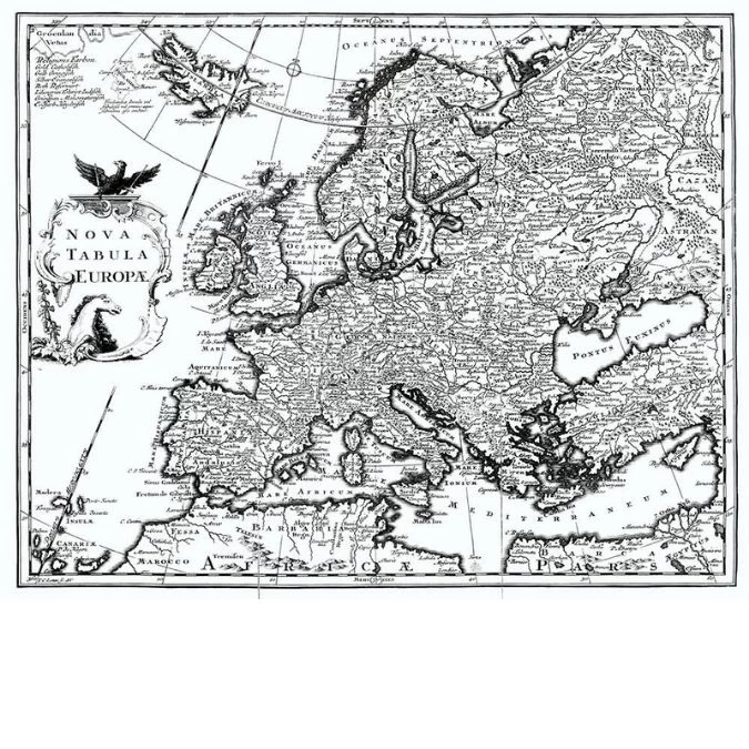 European Map Wallpaper 2 European Map Wallpaper - Image 2