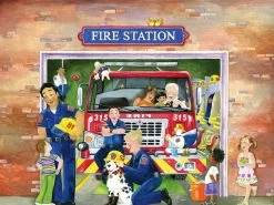 Fire Station Wall Mural 7 Fire Station Wall Mural -Wallpaper Mural Shop Fire Station Wall Mural About Murals