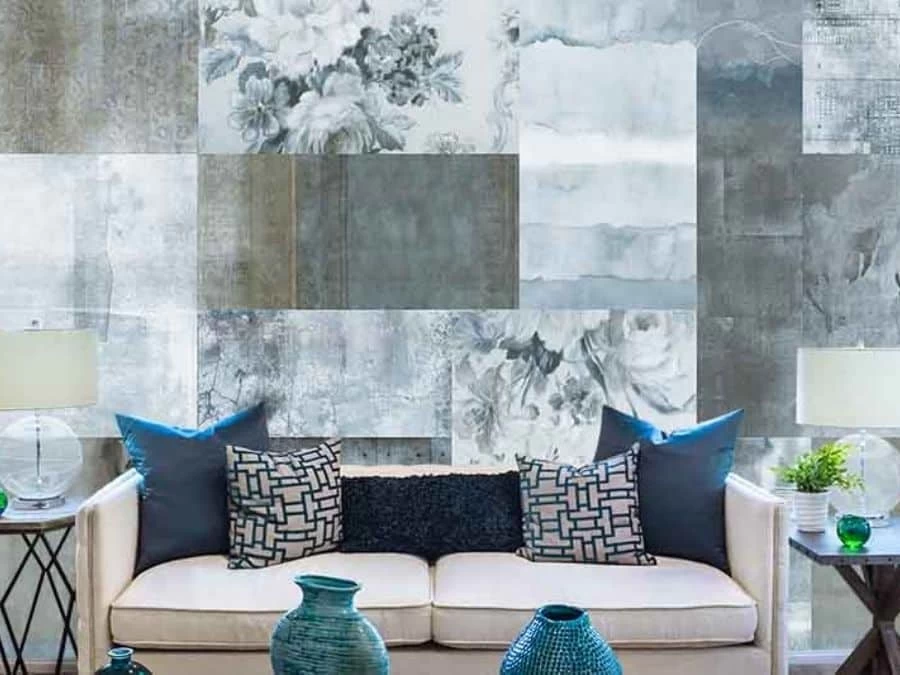 Floral Patchwork Wallpaper 1 Floral Patchwork Wallpaper