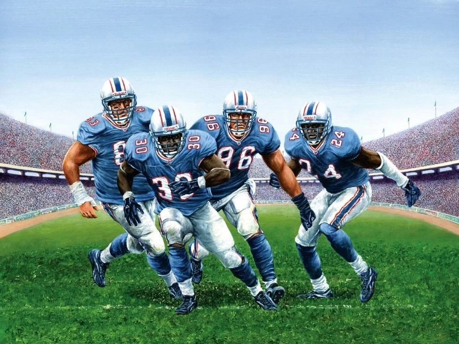 Football Mural 2 Football Mural - Image 2