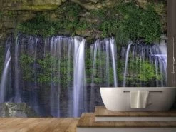 Forest Waterfall Wallpaper