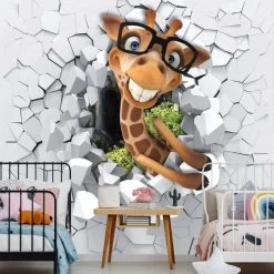 Funny Giraffe Wallpaper