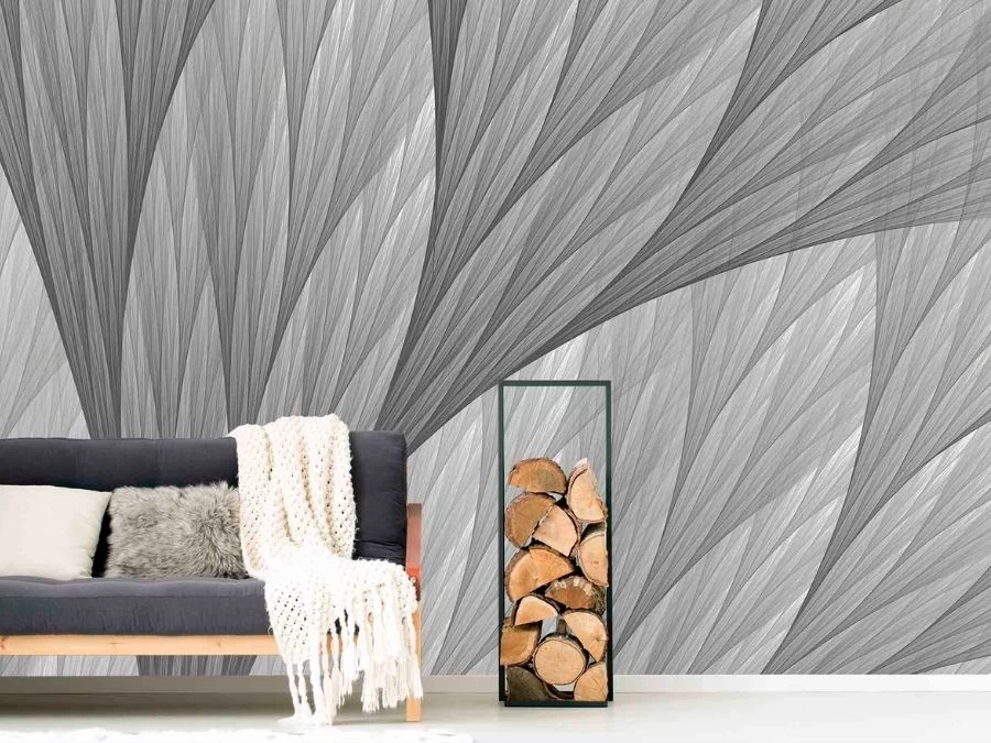 Geometric Leaf Wallpaper 1 Geometric Leaf Wallpaper