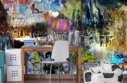 Graffiti Collage Wallpaper