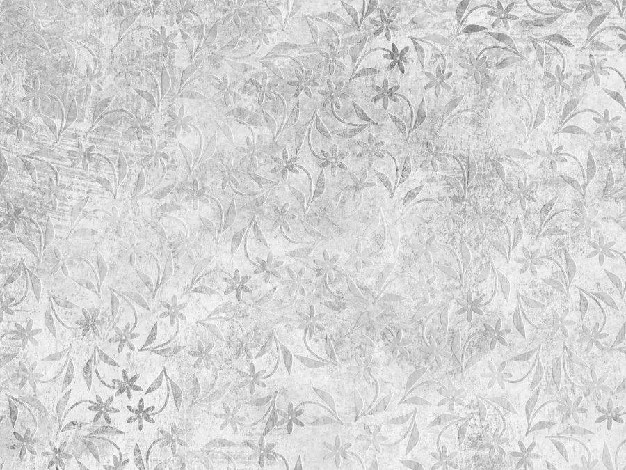 Grey Daisy Wallpaper On Concrete 2 Grey Daisy Wallpaper On Concrete - Image 2