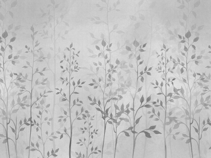 Grey Leaf Wallpaper 2 Grey Leaf Wallpaper - Image 2