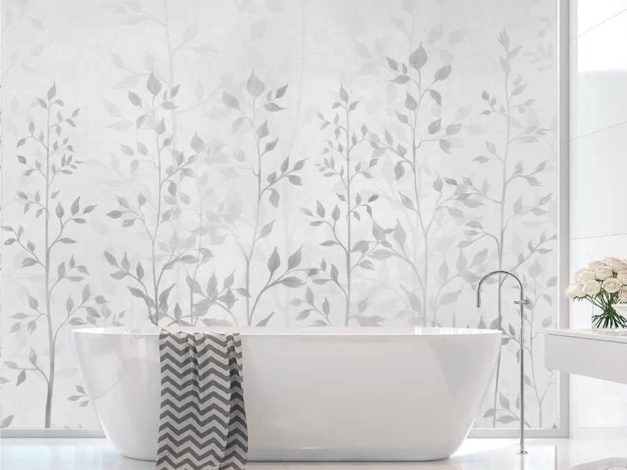 Grey Leaf Wallpaper 1 Grey Leaf Wallpaper