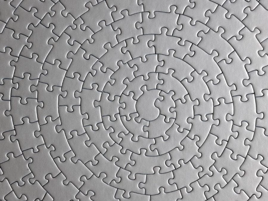 Grey Puzzle Wallpaper 2 Grey Puzzle Wallpaper - Image 2