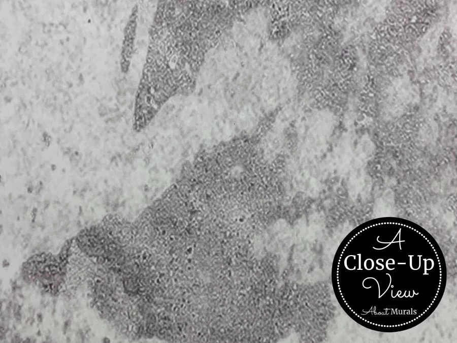 Grey And White Floral Wallpaper On Concrete 3 Grey And White Floral Wallpaper On Concrete - Image 3