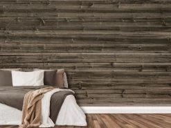 Horizontal Barn Wood Wallpaper