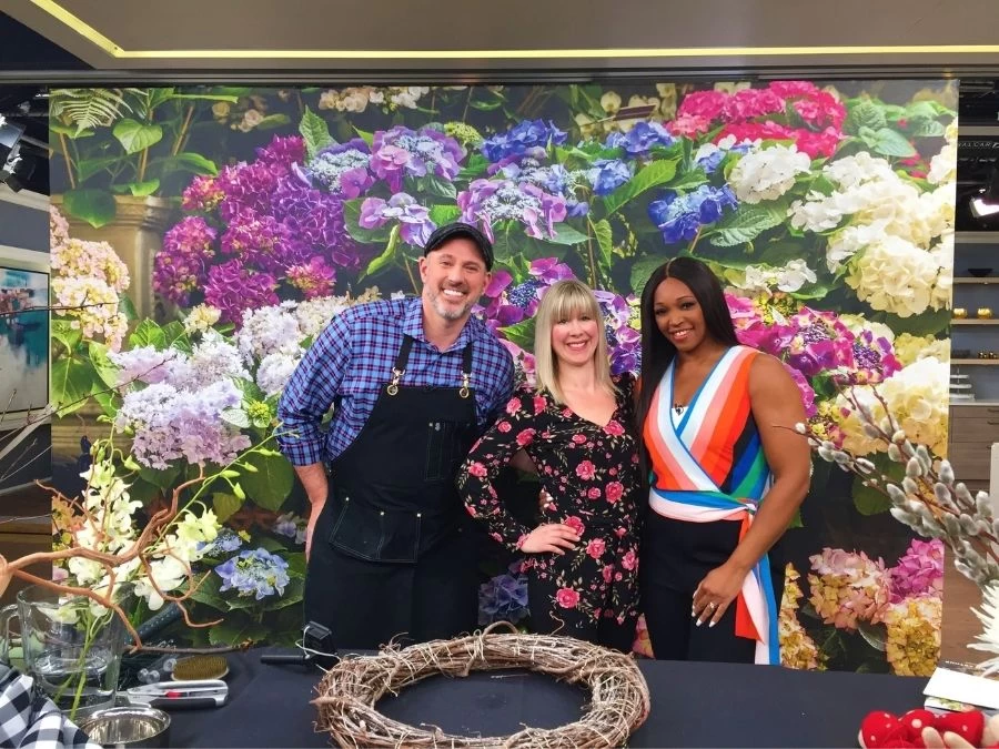 Hydrangea Wall Mural 3 Hydrangea Wall Mural - Image 3