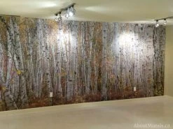 White Birch Wallpaper 13 White Birch Wallpaper -Wallpaper Mural Shop Infinite Birch Forest Wall Mural Office min