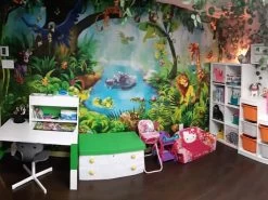 Jungle Wall Mural 10 Jungle Wall Mural -Wallpaper Mural Shop Jungle Wall Mural Girl Bedroom About Murals