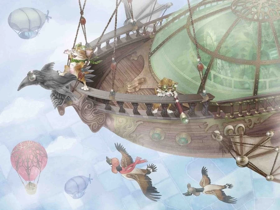 Kids Airship Wallpaper 2 Kids Airship Wallpaper - Image 2