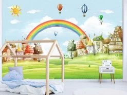 Kids Rainbow Wallpaper