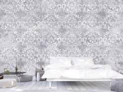 Lavender Damask Wallpaper