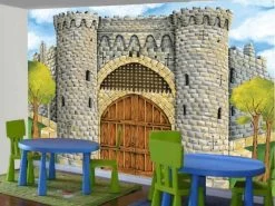 Medieval Castle Wall Mural
