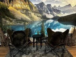 Moraine Lake Wallpaper 10 Moraine Lake Wallpaper -Wallpaper Mural Shop Moraine Lake Wallpaper Cottage About Murals
