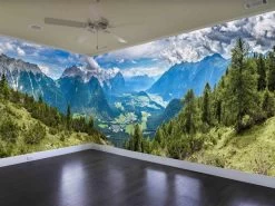 Mountain Forest Wallpaper 10 Mountain Forest Wallpaper -Wallpaper Mural Shop Mountain Forest Wallpaper Living Room About Murals