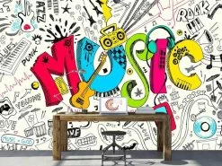 Musical Wall Mural